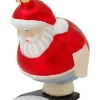 Christbaumornament "Weihnachtsmann auf Waage Ohohoho" in Rot - (L)11 cm