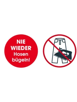CLEANmaxx Bügler-Aufsatz für Hosen - silber/weiß