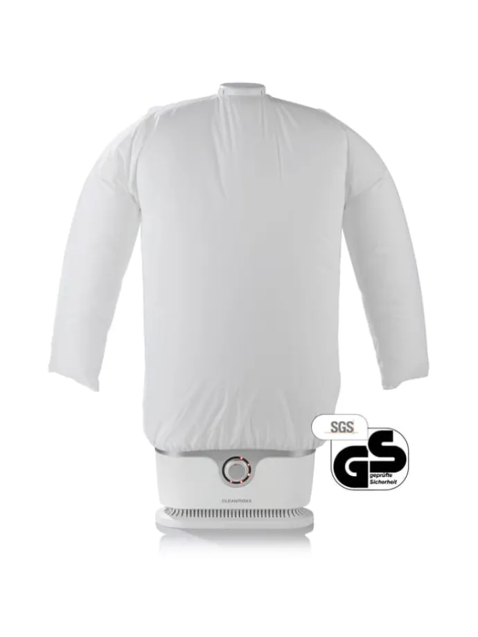 CLEANmaxx Hemden-Bügler mit Timerfunktion - silber/weiß