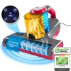 CLEANmaxx Milben-Handstaubsauger mit UV-C-Licht 450W grau/rot