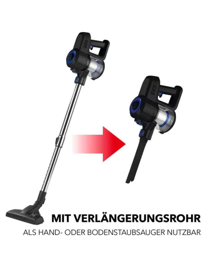 CLEANmaxx Zyklon-Staubsauger - schwarz/blau