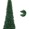 270cm Bleistift Weihnachtsbaum in Grün
