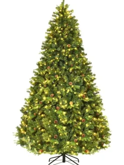 240cm LED Künstlicher Weihnachtsbaum in Grün