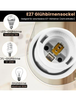 146cm Stehlampe in Grau