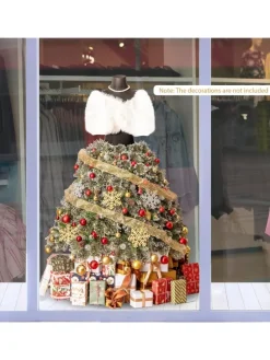 150cm Weihnachtsbaum in Schneiderpuppen-Optik in Grün