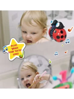 Cocomelon - singender Zahnbürstenhalter Marienkäfer in mehrfarbig
