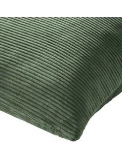 Cord Kissenhülle 2er-Pack Glasgow in oliv