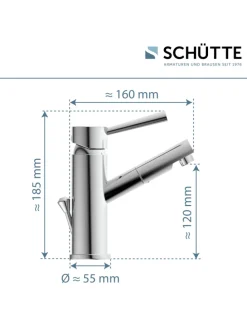 CORNWALL Waschtischarmatur, Chrom