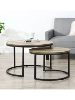 Couchtisch Christchurch in Braun (H)47cm (B)74cm (L)74cm