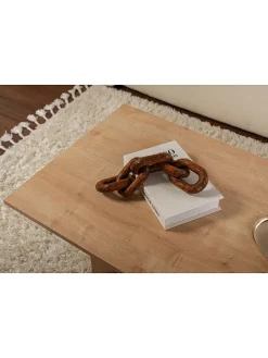 Couchtisch in Hellbraun - (B)119 x (H)40 x (T)60 cm