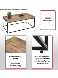 Couchtisch K71, Dunkelgrau