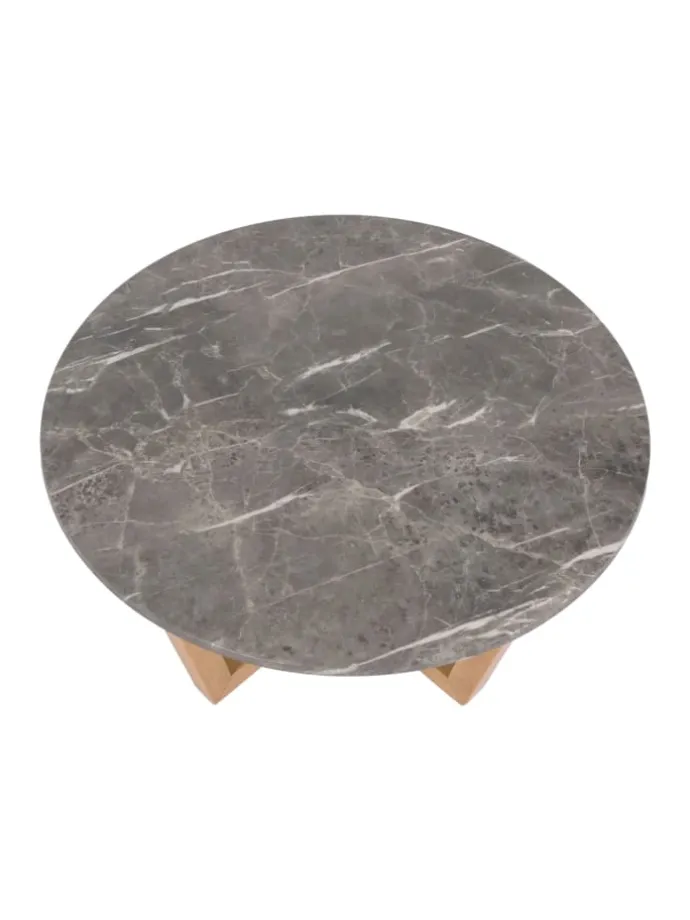 Couchtisch M61 Laminat Melamin Ø80cm