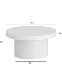 Couchtisch 60x60x30 cm Sofatisch in Hochglanz Modern, Design