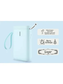 D11 Tragbarer Etikettendrucker Bluetooth Grün