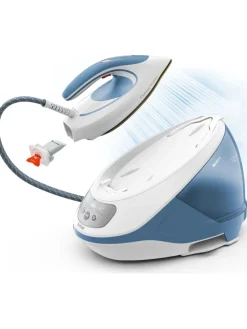 Dampfbügelstation "Express Protect" in Blau