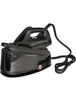 Dampfbügelstation in Schwarz/ Roségold