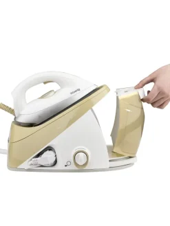 Dampfbügelstation V28 in Gelb