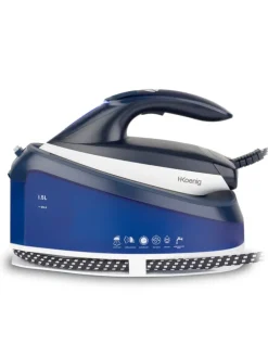 Dampfbügelstation V7 Blau und Weiß