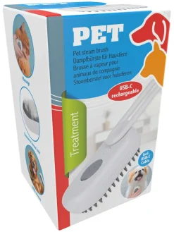 Dampfbürste in Weiß - (B)10,5 x (H)5,5 x (T)6,7 cm