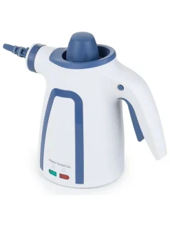 Dampfreiniger ''Vitapur'' in Weiß/ Blau - (B)13 x (H)23 x (T)27 cm