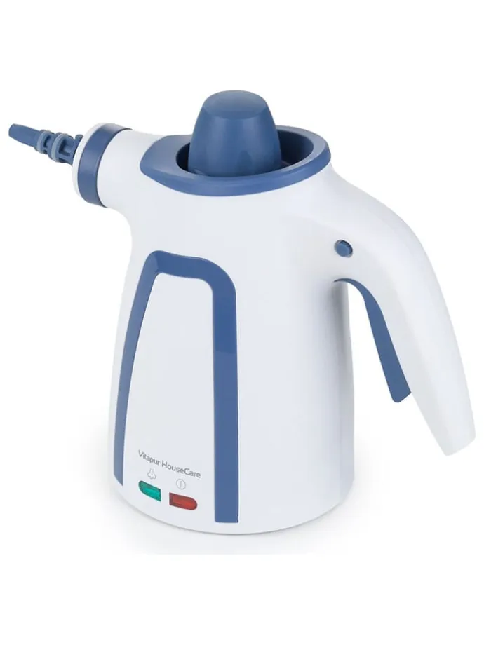 Dampfreiniger ''Vitapur'' in Weiß/ Blau - (B)13 x (H)23 x (T)27 cm