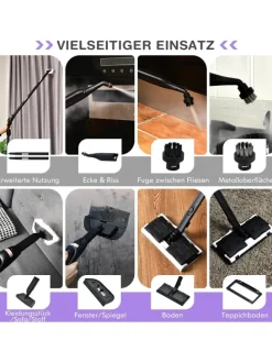 Dampfreiniger 2000W in Lila