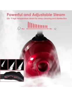 Dampfreiniger 2000W in Rot