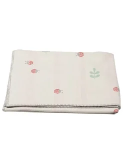 Decke "Lena - Käfer" in Creme