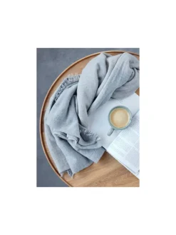 Decke Merino in Grey