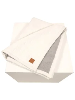 Decke "Quilly" in Creme - (L)100 x (B)75 cm