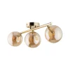 Deckenlampe (B)23 x (L)47 x (H)17 cm in Gold Bernstein