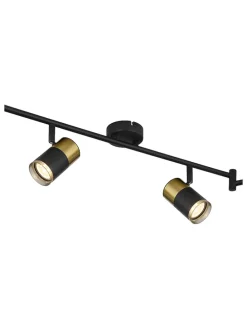 Deckenleuchte in Schwarz - (L)180 x (B)8 x (H)18,5 cm