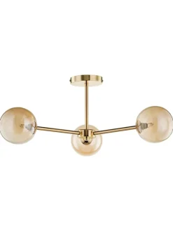 Deckenleuchte KJUL 3-flammig in Gold