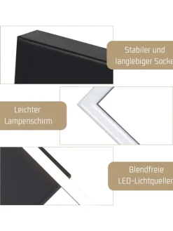 Deckenleuchte LED in schwarz 24W Moderne 3000K Warmweiß Drehbar