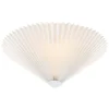 Deckenleuchte "Plisado" in Weiß - (H)17 x Ø 43 cm