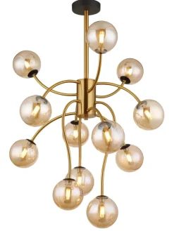 Deckenleuchte "RIHA" in gold