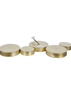 Deckenleuchten LUGA in Gold - (W) 54 x (H) 3 x (L) 20 cm