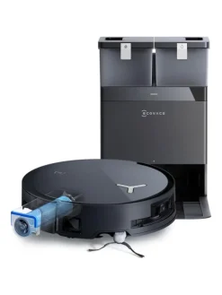 DEEBOT X8 OMNI BLACK EU Saugroboter in Schwarz