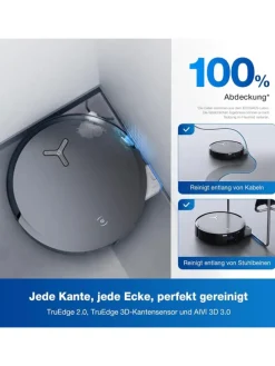 DEEBOT X8 OMNI BLACK EU Saugroboter in Schwarz