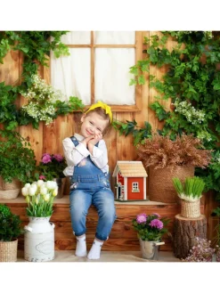 Deko Vogelhaus in Bunt - (B)18,5 x (H)25 x (T)18,5 cm