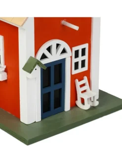 Deko Vogelhaus in Bunt - (B)18,5 x (H)25 x (T)18,5 cm