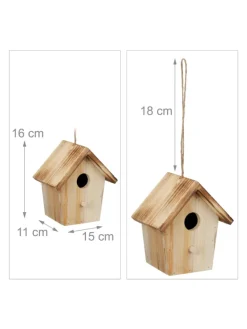 Deko Vogelhaus in Natur