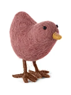 Dekoanhänger "Küken" in Pink - (B)10 x (H)8 cm