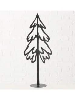 Dekoaufsteller "Finnley" in Schwarz - (H)56 cm