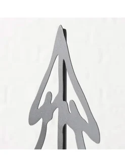 Dekoaufsteller "Finnley" in Schwarz - (H)56 cm