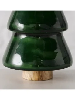 Dekoaufsteller "Freya" in Dunkelgrün - (H)12 cm