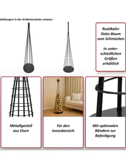Deko-Baum O91, Schwarz