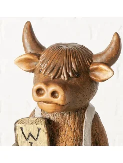 Dekofigur "Buffi" in Braun - (H)50,5 cm