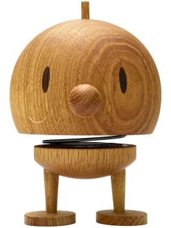 Dekofigur "Bumble L" in Eiche - (H)14 x Ø 9,5 cm