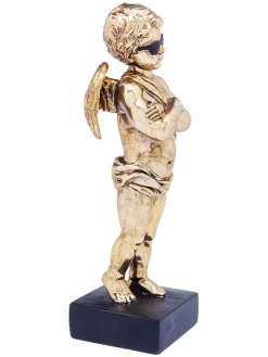 Dekofigur "Cool Angel" in Gold - (H)29 cm